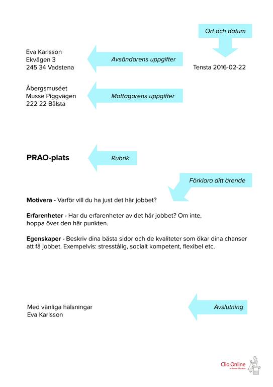 Formellt Brev – Läromedel Till Svenska åk 7,8,9